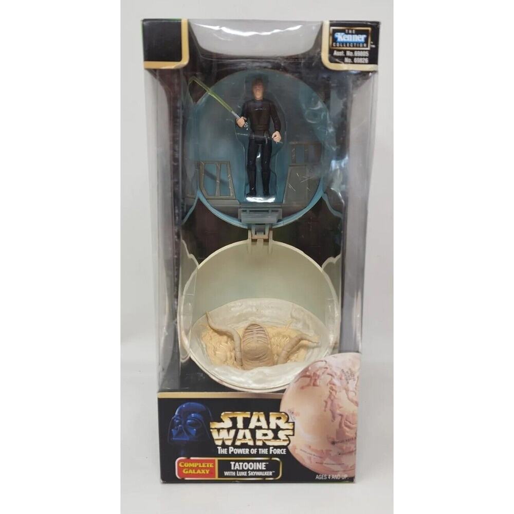 1998 Star Wars Power of the Force 1998 Tatooine Luke Skywalker Complete Galaxy